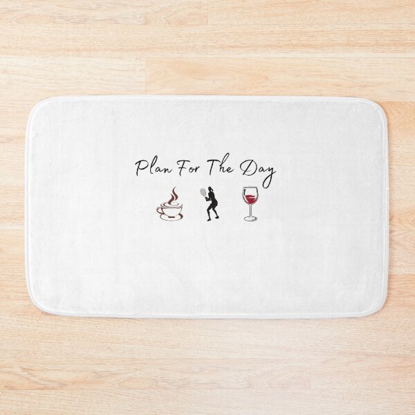 Item preview, Plan For The Day Coffee Tennis And Wine ,women Tennis Lover Gift,coffee lover gift,wine lover designed and sold by PIXEcompany.
