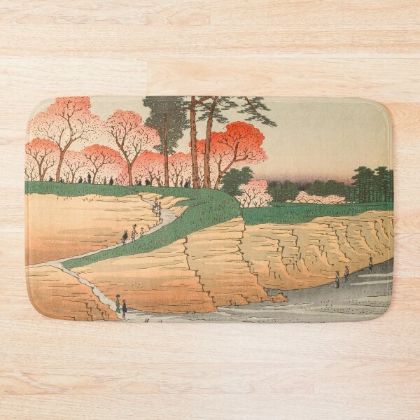 Item preview, Spring Gotenyama Shinagawa Vintage Ukiyo-e Japanese Art designed and sold by VintageArchive.