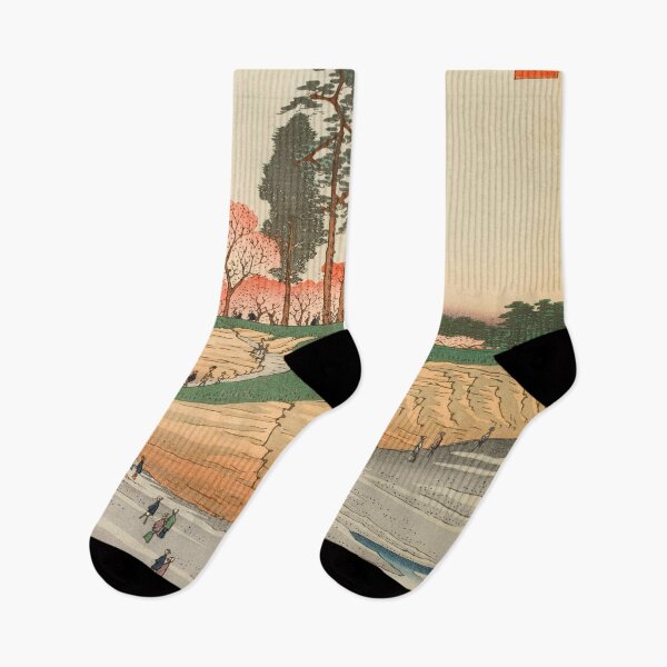 Item preview, Spring Gotenyama Shinagawa Vintage Ukiyo-e Japanese Art designed and sold by VintageArchive.