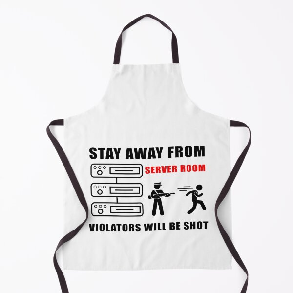 Item preview, STAY AWAY FROM SERVER ROOM White designed and sold by T-paw.