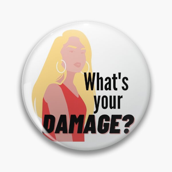 Item preview, Heathers Heather Quote: Damage (square version) designed and sold by Ysabe11a-T.