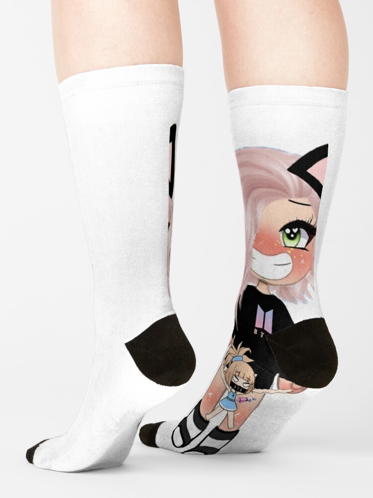 toca boca and gacha life Socks for Sale by TremblaySS