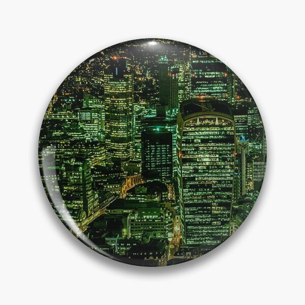 Item preview, London Skyline in Green and Gold  designed and sold by jerankin.