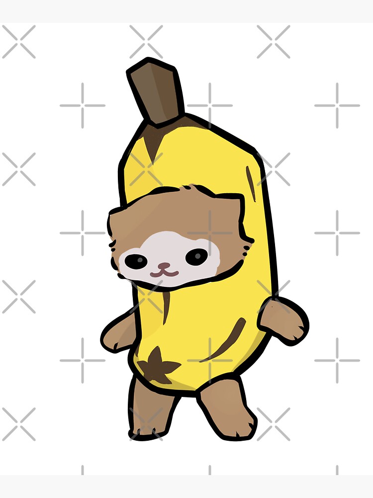 Cute banana hot sale cat