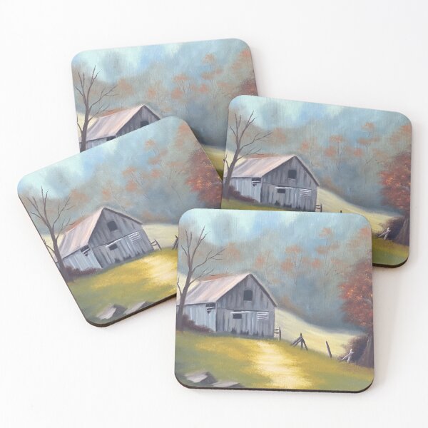 Item preview, Old Farmstead - Fall - Acrylic on Canvas designed and sold by JennBBDesigns.