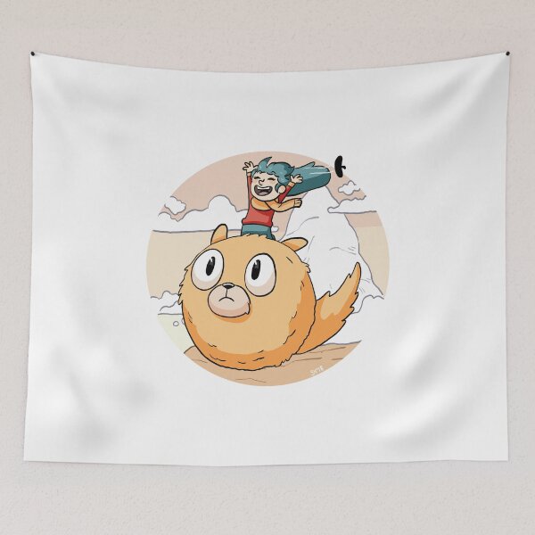 Item preview, hilda netflix flying on cute dog designed and sold by RB-Store.