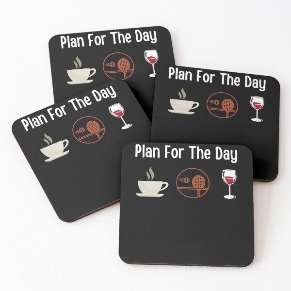 Item preview, Plan For The Day Coffee Tennis And Wine Tennis Lover Gift,coffee lover gift,wine lover designed and sold by PIXEcompany.