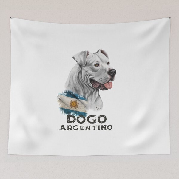 Aperçu de l'œuvre DOGO ARGENTINO (édition blanche) créée et vendue par DiiMotion.