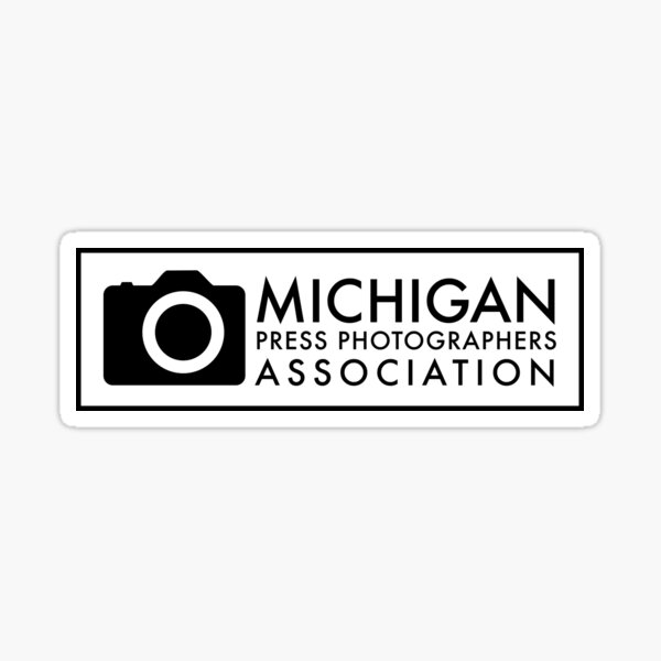 Michigan Press Photographers Association logo Sticker