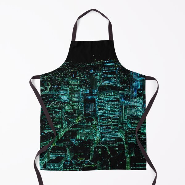 Item preview, London Skyline in Teal and Green designed and sold by jerankin.
