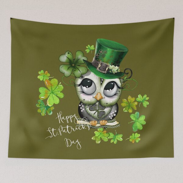 Item preview,   St Patrick Steam Punk  Owl designed and sold by Gothic Fantasy.