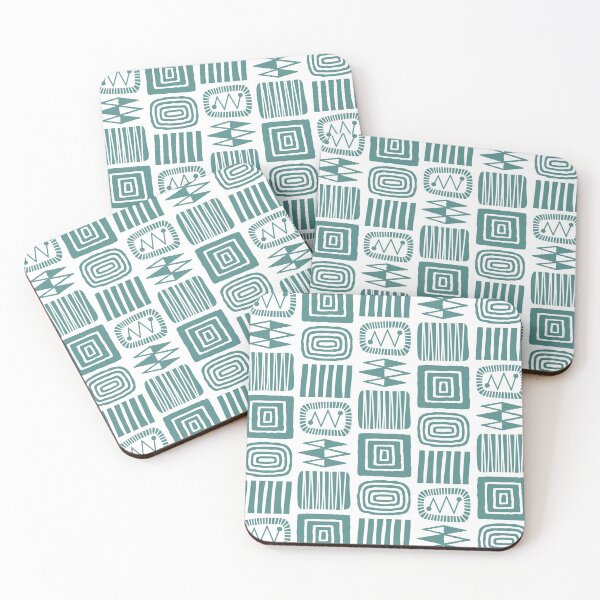 Item preview, Retro Mid Century Modern Check Pattern 733 designed and sold by tonymagnerart.