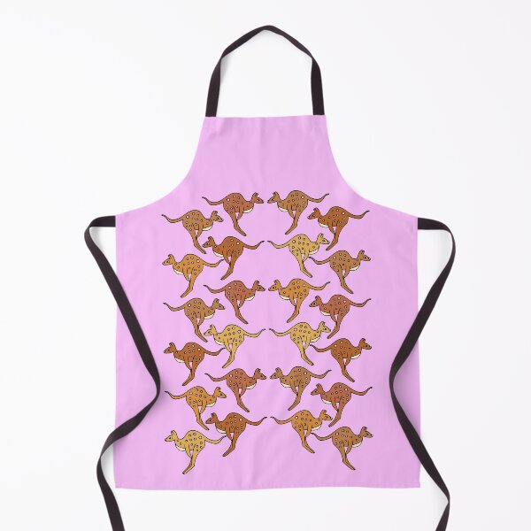 Item preview, Cute and Colorful Kawaii Kangaroo Pattern (pink) designed and sold by Davey's Designs.