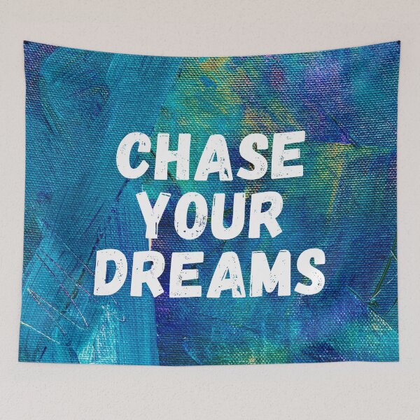 Item preview, Chase your Dreams Blue designed and sold by Schuva.