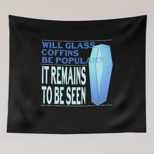 Item preview, Dark Humor Coffin Black Humor Pun Dark Pun Funny designed and sold by sillyquestions.