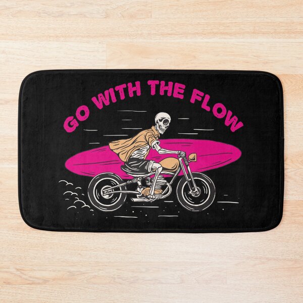 Item preview, GO WITH THE FLOW SKULL SURF DESIGN designed and sold by Picspot.
