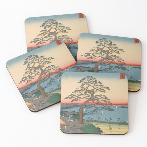 Item preview, Armor-Hanging Pine Vintage Ukiyo-e Japanese Art designed and sold by VintageArchive.