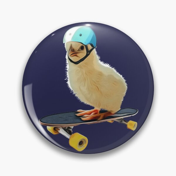 Artikelvorschau, Skate Chicken Duck Skates Away - Kinder Tier Cartoon entworfen und verkauft von Slicki.