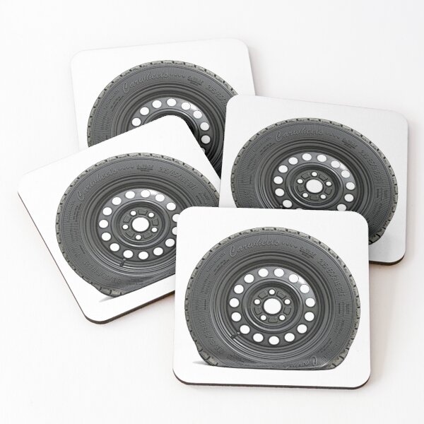 Item preview, Funny shirt with flat tyre designed and sold by MapoDesign.