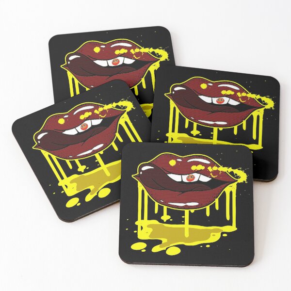 Item preview, Lips funny tongue mouth kissable mouth designed and sold by shurikaner.