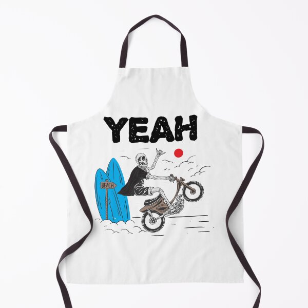 Item preview, YEAH SKULL SURF MOTORCYCLE DESIGN designed and sold by Picspot.