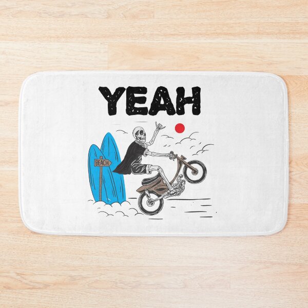 Item preview, YEAH SKULL SURF MOTORCYCLE DESIGN designed and sold by Picspot.