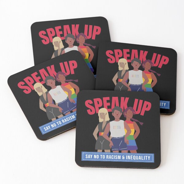 Item preview, Speak Up - Say No To Racism & Inequality - Zero Discrimination Day designed and sold by P2CPOD.