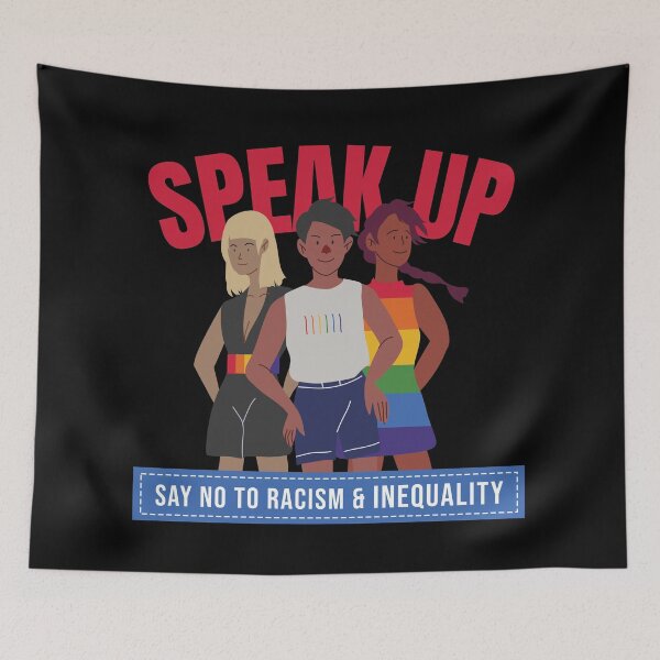 Item preview, Speak Up - Say No To Racism & Inequality - Zero Discrimination Day designed and sold by P2CPOD.