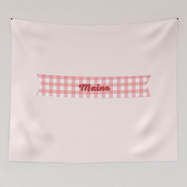 Item preview, Maine - Checkered Label designed and sold by CityCollection.