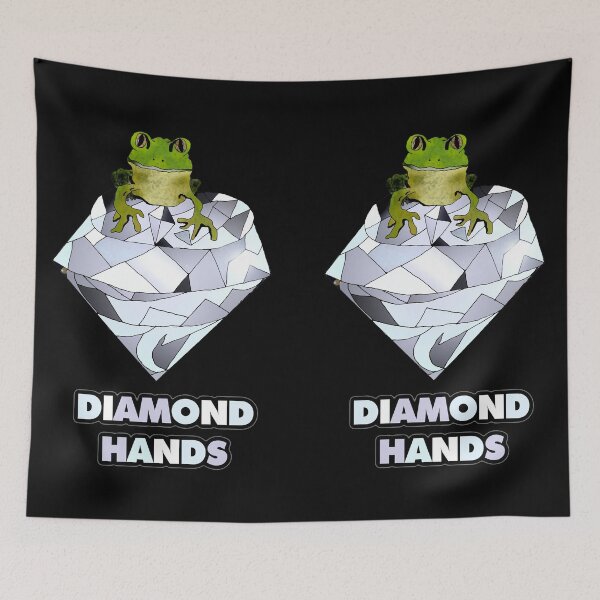 Item preview, Diamond Hands Frog designed and sold by Ian Wylie.