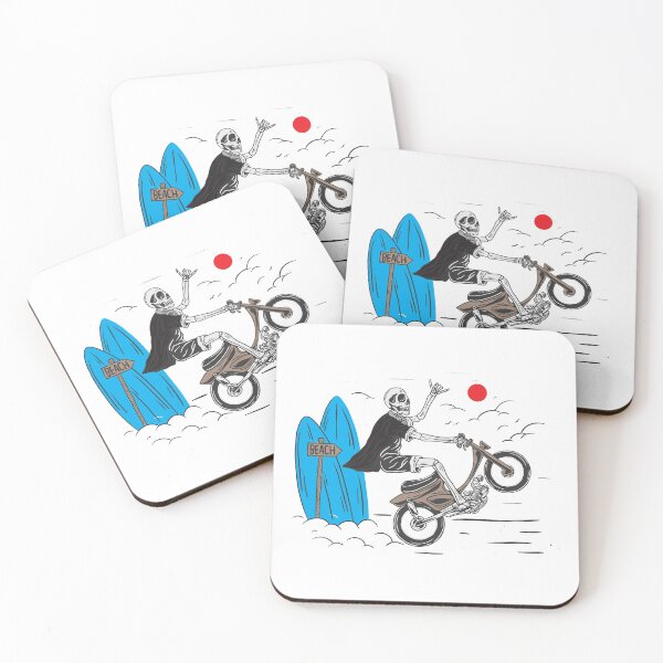 Item preview, SKULL SURF MOTORCYCLE DESIGN designed and sold by Picspot.