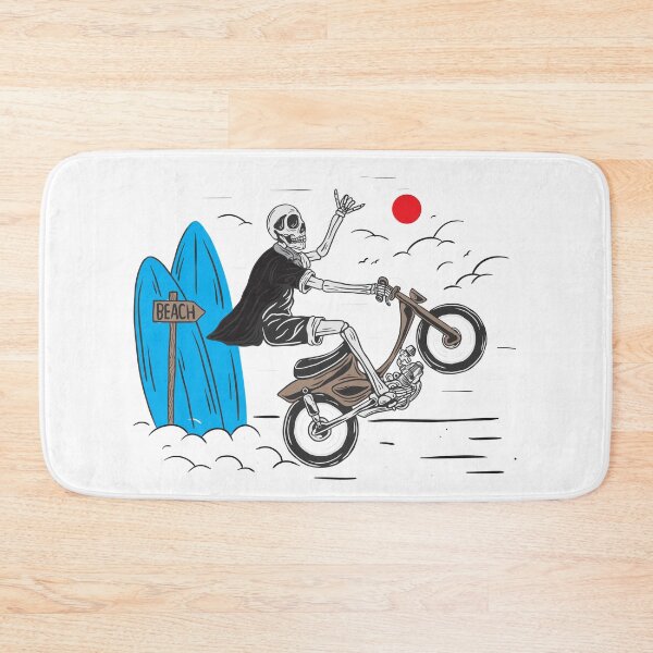Item preview, SKULL SURF MOTORCYCLE DESIGN designed and sold by Picspot.