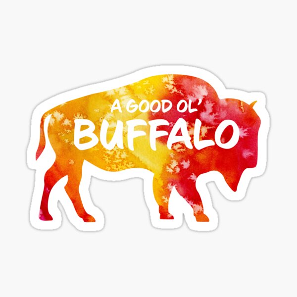 Buffalo Critter Sticker