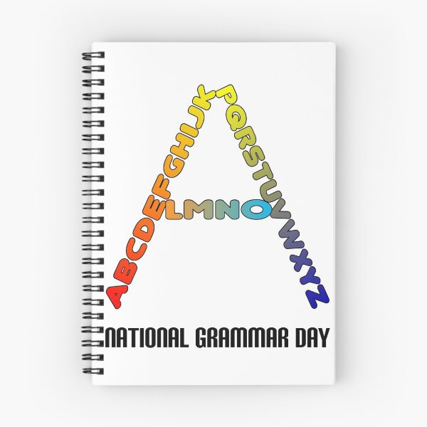 Item preview, Happy National Grammar Day designed and sold by ZamuDesign.