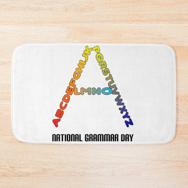 Item preview, Happy National Grammar Day designed and sold by ZamuDesign.