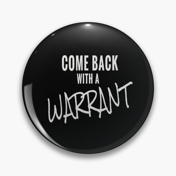 Item preview, Comeback with a warrant designed and sold by youngdstag.