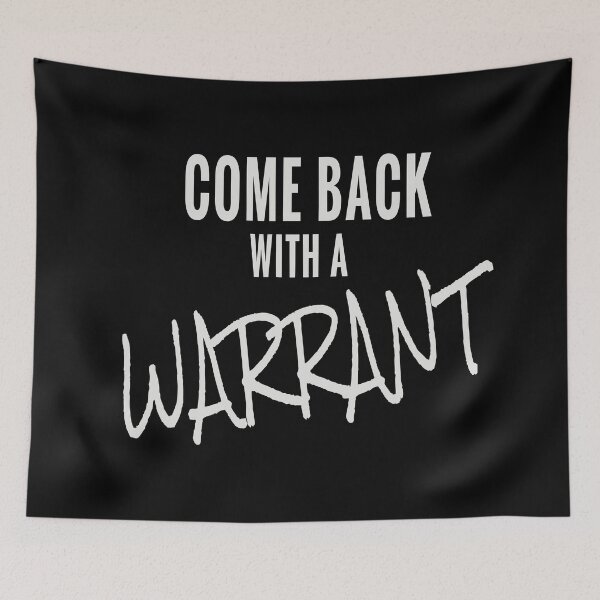 Item preview, Comeback with a warrant designed and sold by youngdstag.