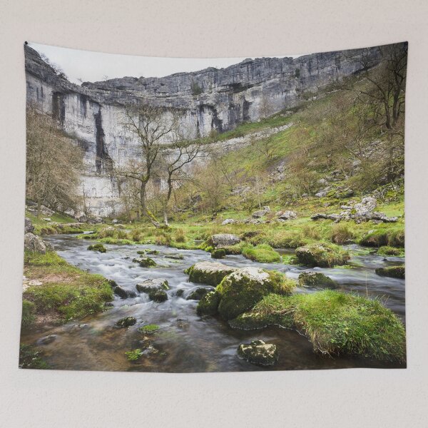 Item preview, Malham Cove in the Yorkshire Dales National Park designed and sold by heidipics.