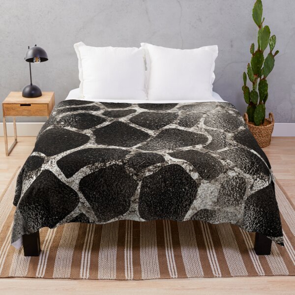 Item preview, Black Giraffe Leather Pattern designed and sold by Printedarts.