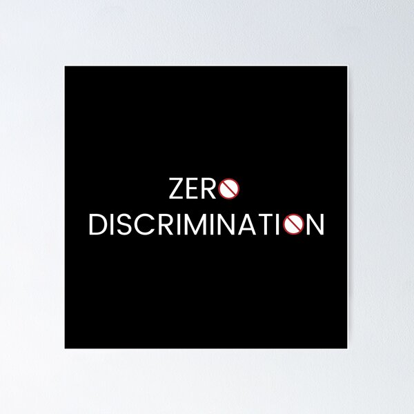 Item preview, Zero Discrimination (White Version) - Zero Discrimination Day designed and sold by P2CPOD.