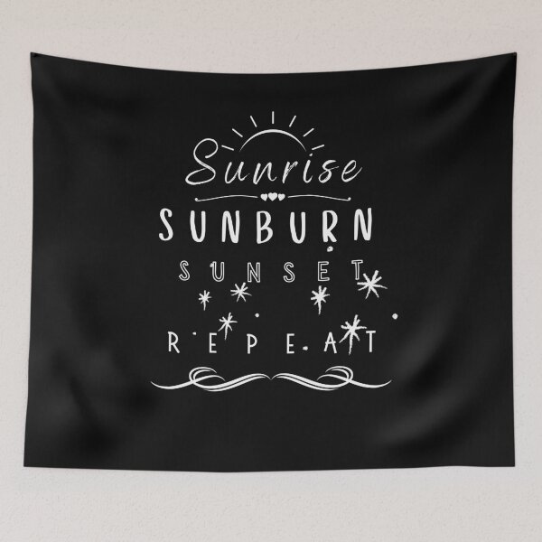 Item preview, Sunrise Sunburn Sunset Repeat designed and sold by walidsam07.