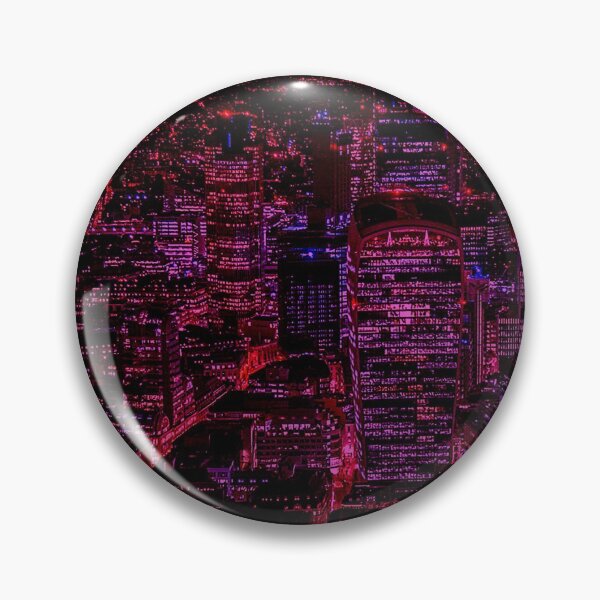 Item preview, London Skyline in Shades of Pink and Red designed and sold by jerankin.