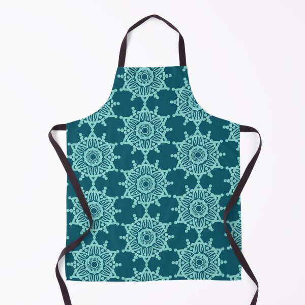Item preview, Circle Ornament Pattern In the turquoise color designed and sold by Victoria Riabov.