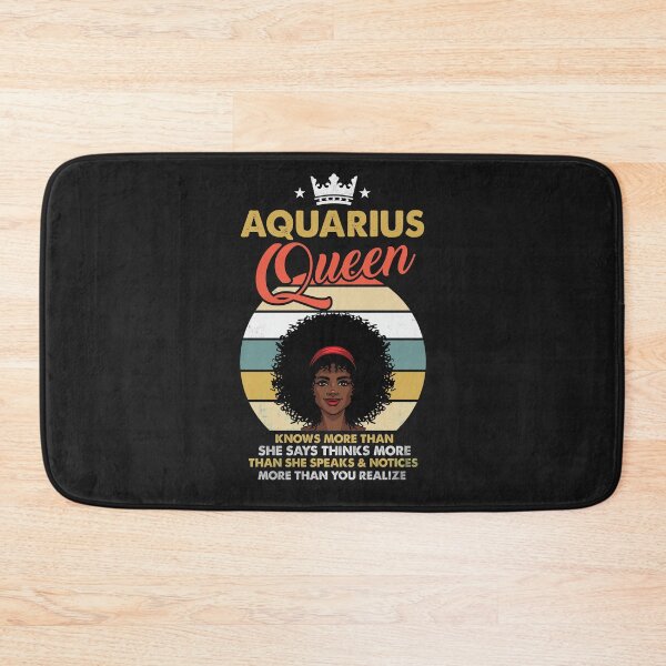 Item preview, Aquarius Queen Quote  Knows More Than She Says Vintage  designed and sold by Marathon-Runner.