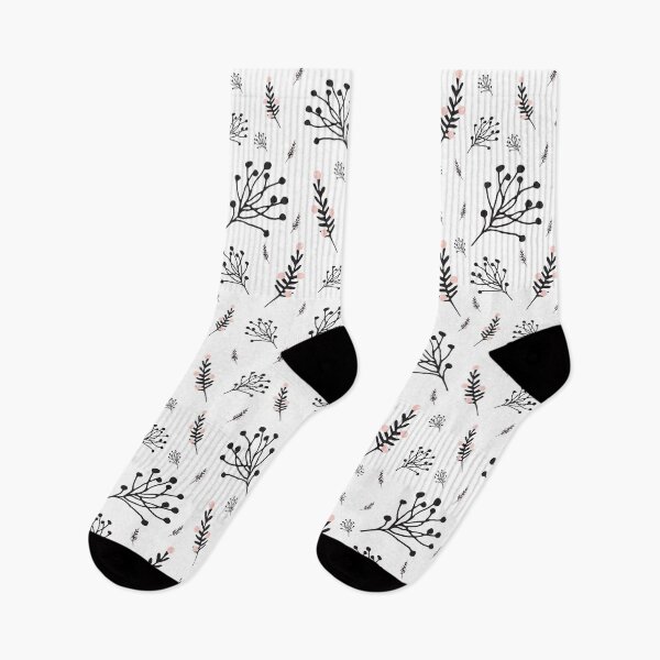 Item preview, Pink black and white floral pattern flower seamless pattern designed and sold by TamGustam.