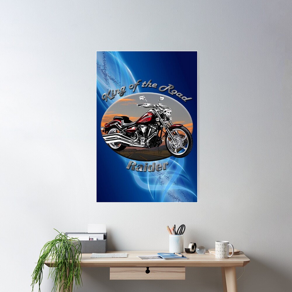 Yamaha Raider King Of The Road Poster