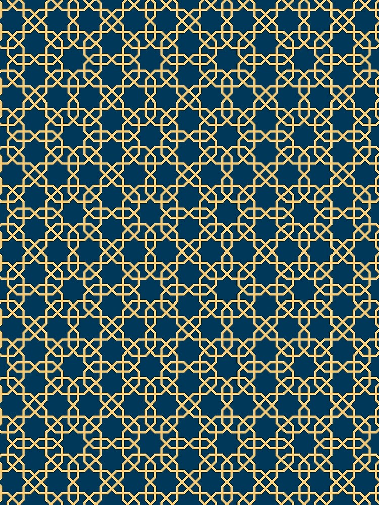Thumbnail 3 of 3, Scarf, Geometric Islamic Seamless Pattern designed and sold by NeteDesign.