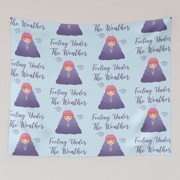 Item preview, Feel Under The Weather Sayings About Cold designed and sold by Scratches Tees.