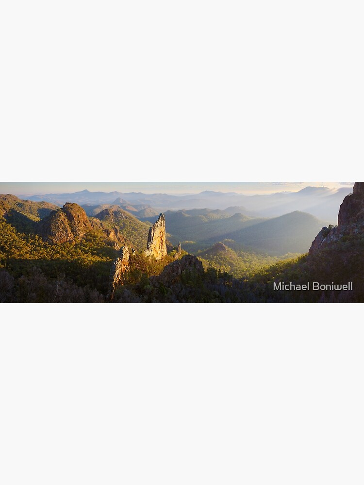 Thumbnail 3 of 3, Poster, Bread Knife Dawn, Warrumbungles, New South Wales, Australia designed and sold by Chockstone.