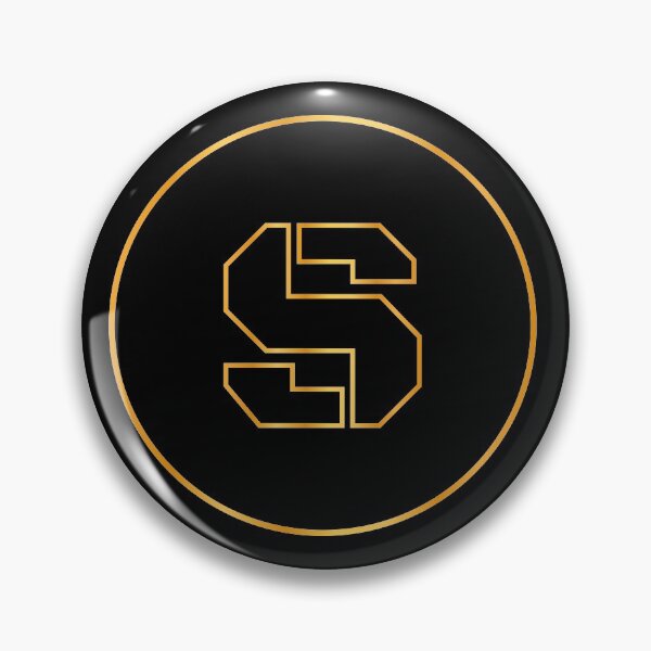 Item preview, Gold letter S designed and sold by HBWOLFARTS.